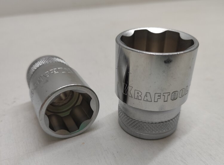 27864-18. Головка торц  SUPER LOCK 1/2" 18мм KRAFTOOL