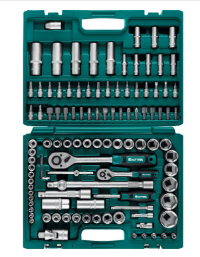 Набор инструмента 108 предм., (1/2″+3/8″+1/4″), универсальный, KRAFTOOL X-Drive.