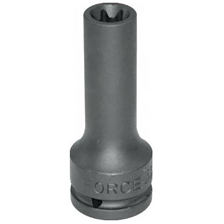 F-46611018. Головка ударная 3/4" Е-профиль Е18 L=110мм глубокая, FORCE