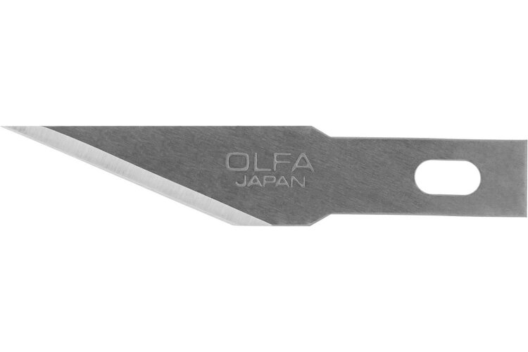 OL-KB4-S/5. Лезвия OLFA перовые для ножа AK-4, 6(8)х40,5х0,5мм, 5шт