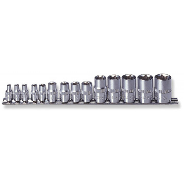 623714. Набор головок TORX 1/4" Е4-8 , 3/8" Е10-14, 14шт