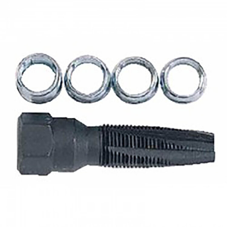 F-64101. Набор для восстановления свечной резьбы (метчик свечной 14мм., втулки L3/8", 7/16", 1/2", 3/4") 5пр., FORCE F-64101. Набор для восстановления свечной резьбы (метчик свечной 14мм., втулки L3/8", 7/16", 1/2", 3/4") 5пр., FORCE