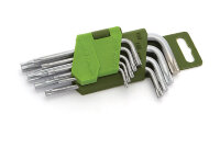 Ключи TORX имбусовые короткие,9 шт,Т10-Т50