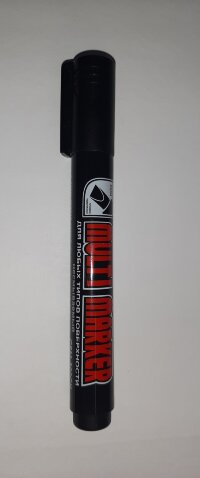 Маркер перманентный Multi Marker 5,0мм черный, плоский наконечник
