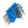 27477-H8. Ключи TORX имбусовые для точных работ с отверстием, 8шт,Т5-Т20 ЗУБР МИНИ