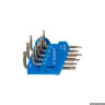 27477-H8. Ключи TORX имбусовые для точных работ с отверстием, 8шт,Т5-Т20 ЗУБР МИНИ
