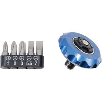Отвертка трещоточная мини с битами 1/4",6 пр, LICOTA