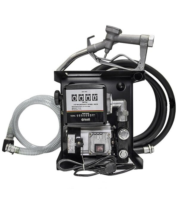 БАК.12060. Станция перекачки топлива 220V, 60 л/мин