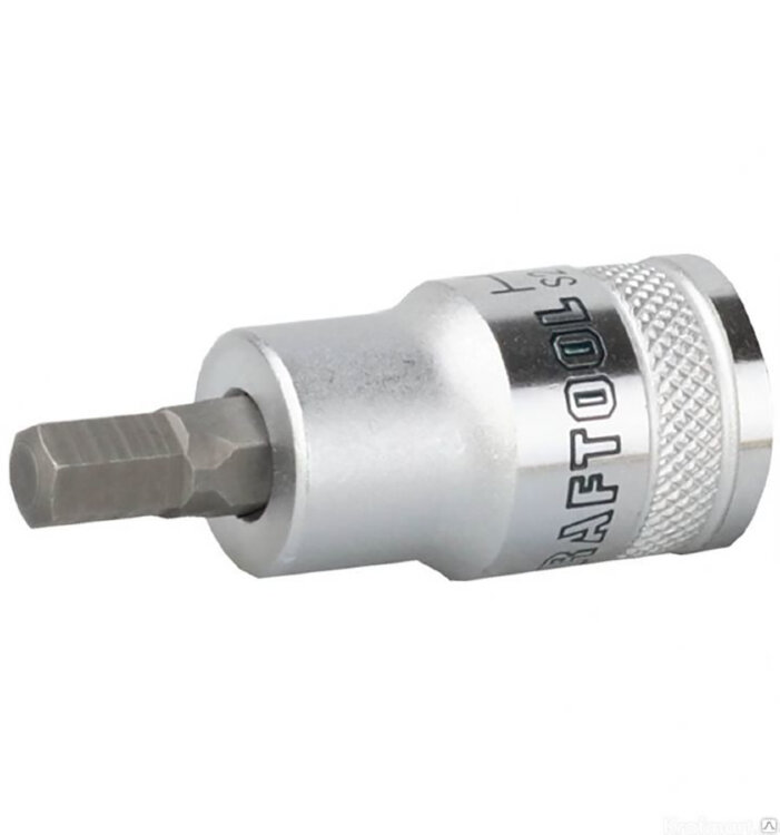 27908-17_z01. Головка-1/2" с битой НЕХ Н17,L=58мм,KRAFTOOL